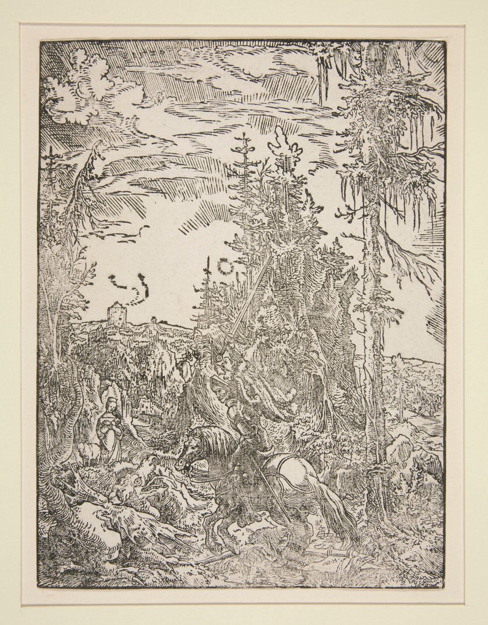 Sankt Georg und der Drache von Wolfgang Huber