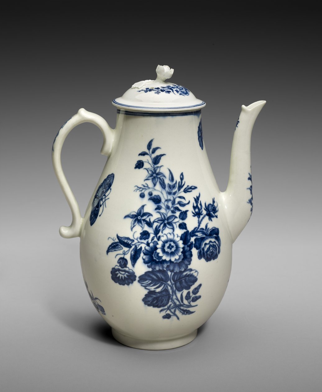 Kaffeekanne, um 1770-1783 von Worcester Porcelain Manufactory Worcester Porcelain Manufactory