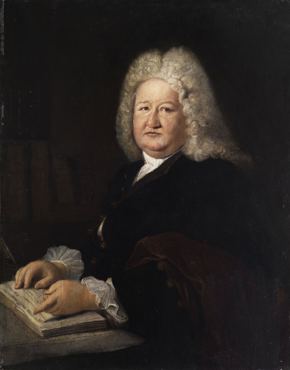 Porträt Mathurin Veyssière de La Croze von Workshop of Antoine Pesne