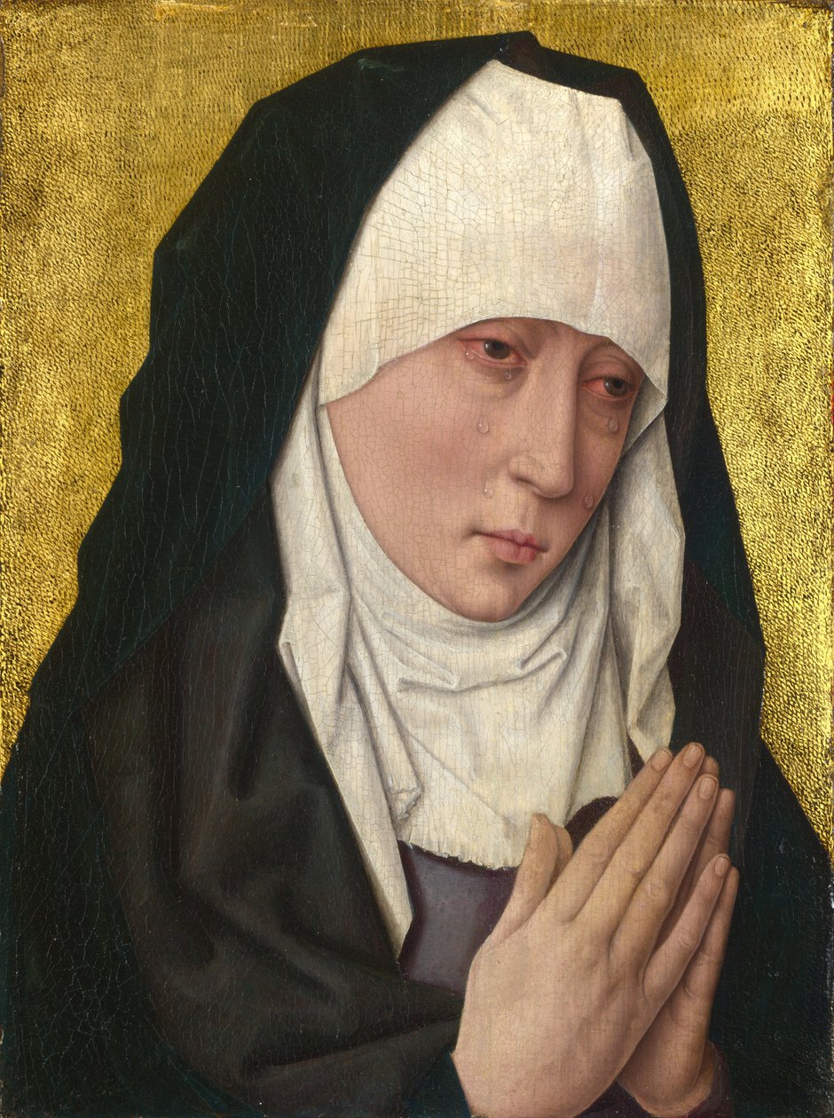 Mater Dolorosa von Workshop of Dirk Bouts