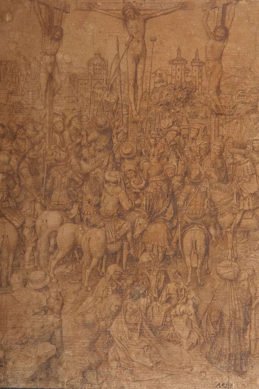 Kreuzigung Christi von Workshop of Jan van Eyck