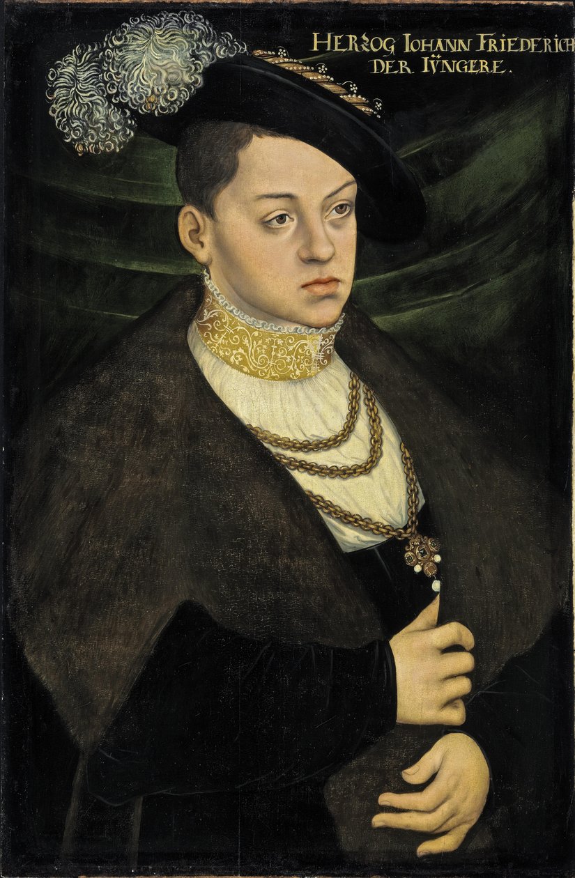 Johann Ernst, Herzog von Sachsen-Coburg von Workshop of Lucas Cranach the Elder  