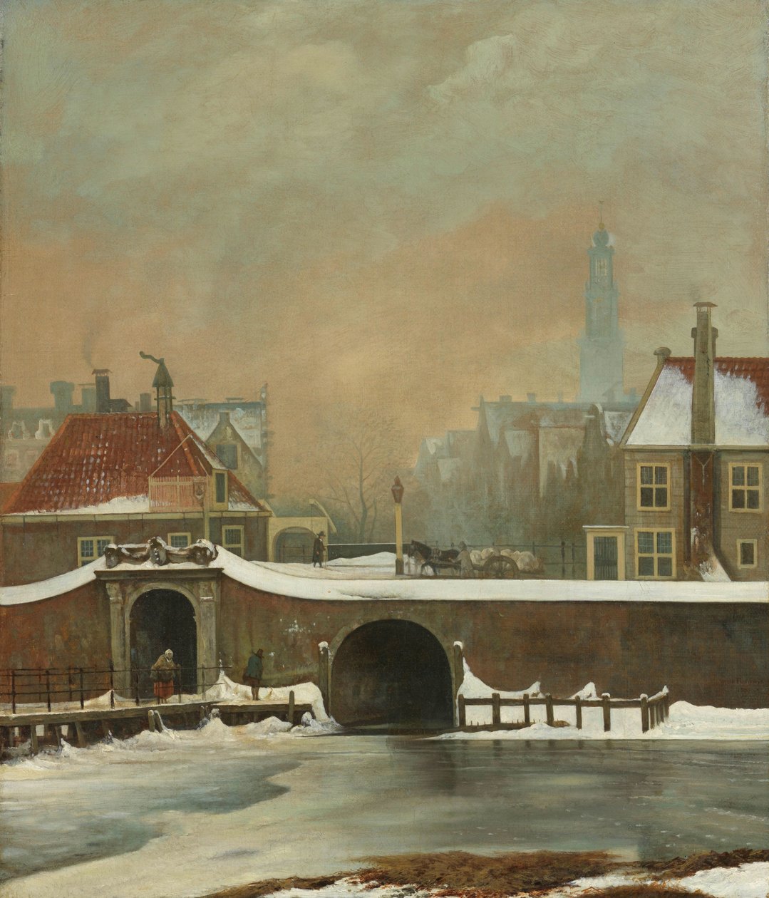 Das Raampoortje in Amsterdam von Wouter Johannes van Troostwijk