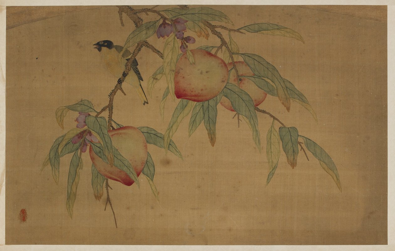 Vogel, Frucht und Blumen von Wu Zhang