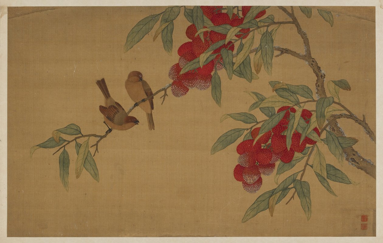 Vögel und Früchte von Wu Zhang