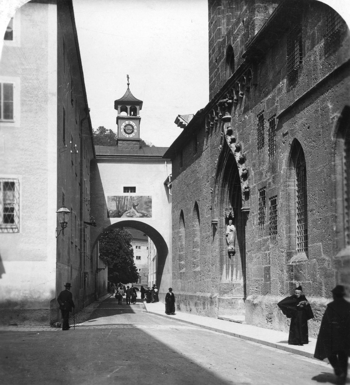 Pfarrkirche Porta, Salzburg, Österreich, um 1900er von Wurthle and Sons