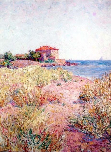 Eine Villa am Meer von Wynford Dewhurst