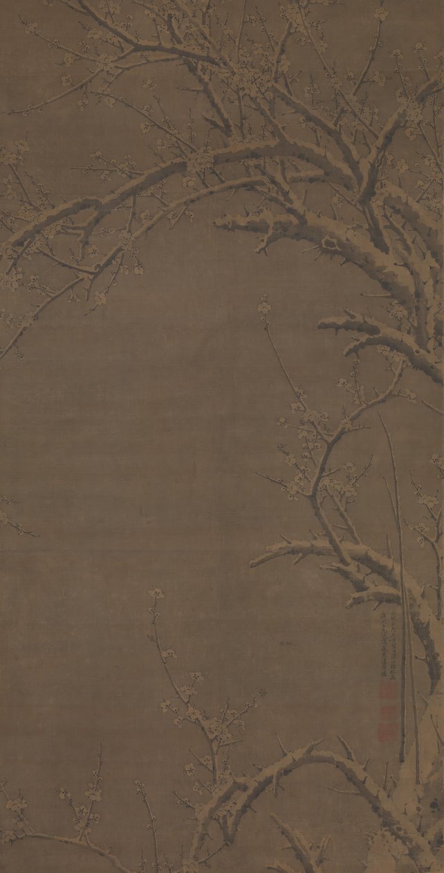 Die reine Weiße des Winters, datiert 1441 von Xu Jing