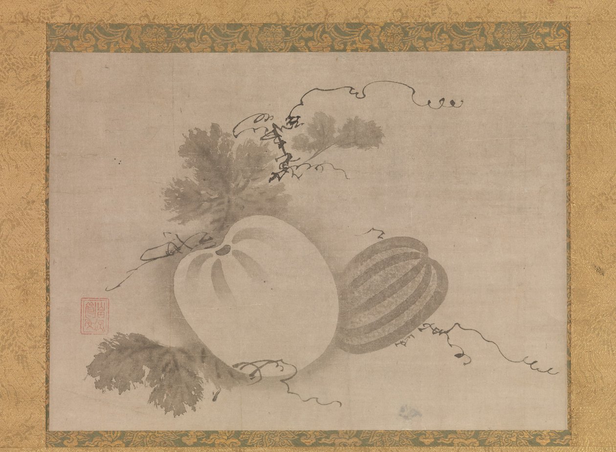 Melonen, spätes 16. Jahrhundert von Yamada Doan