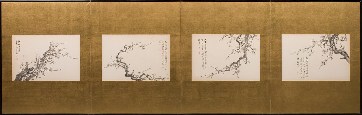 Pflaumenblüten von Yamamoto Baiitsu