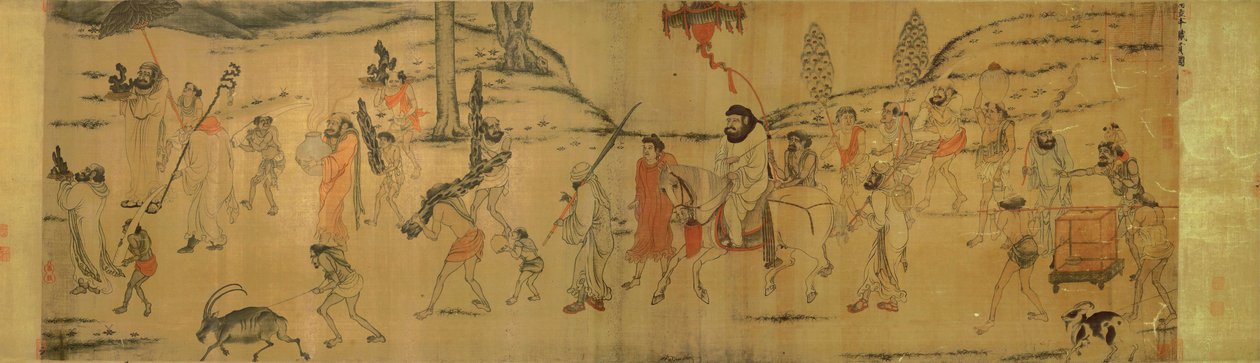 Tributträger von Yan Liben