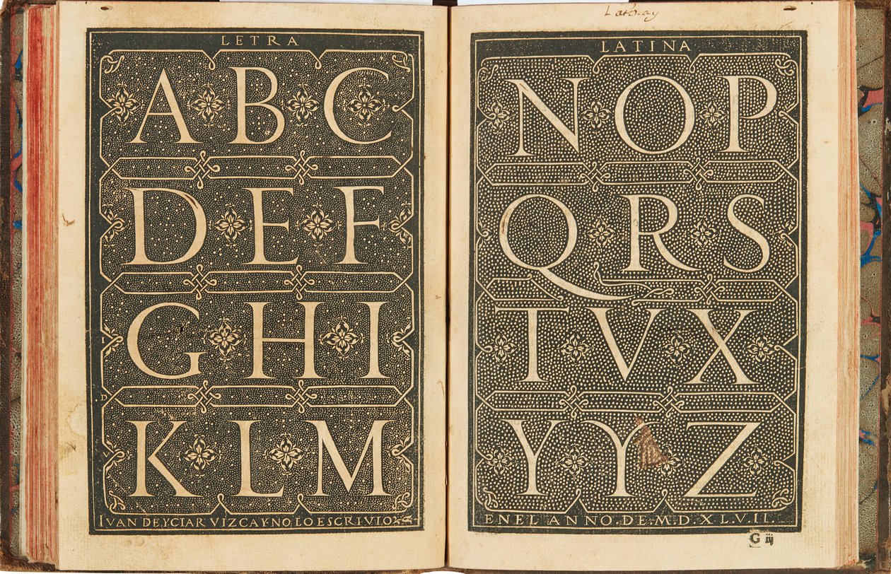 Recopilacion subtilissima, intitulada Orthographia pratica, 1548 von Yciar