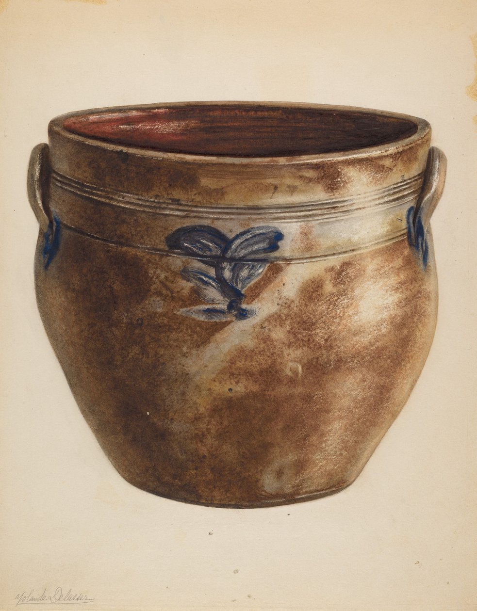 Krug, um 1937 von Yolande Delasser