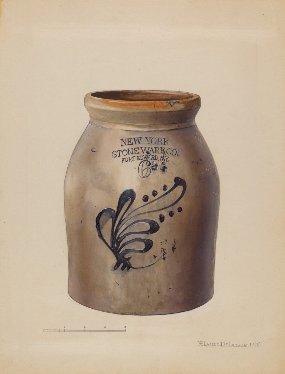 Gefäß, ca. 1936 von Yolande Delasser