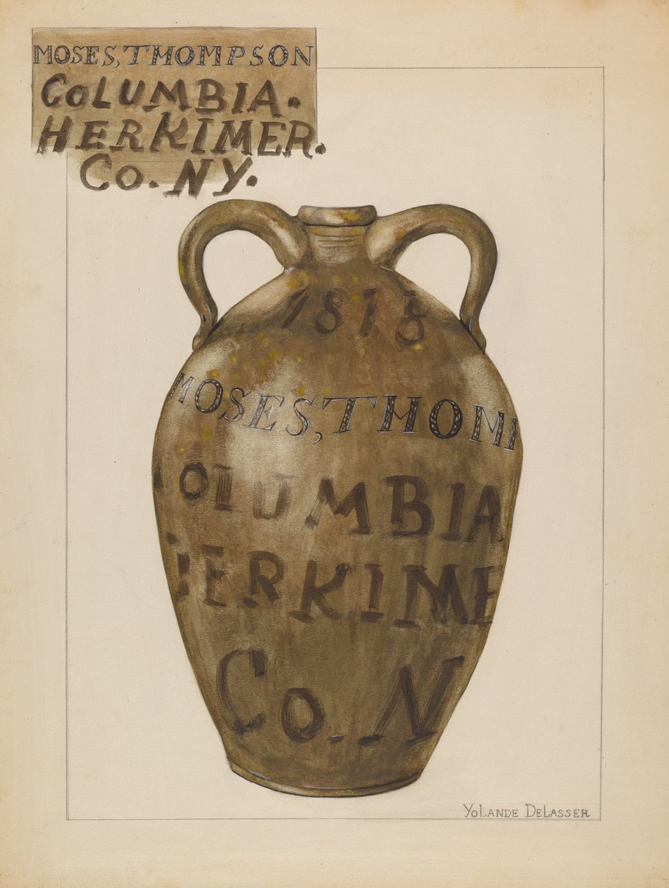 Krug, ca. 1936 von Yolande Delasser