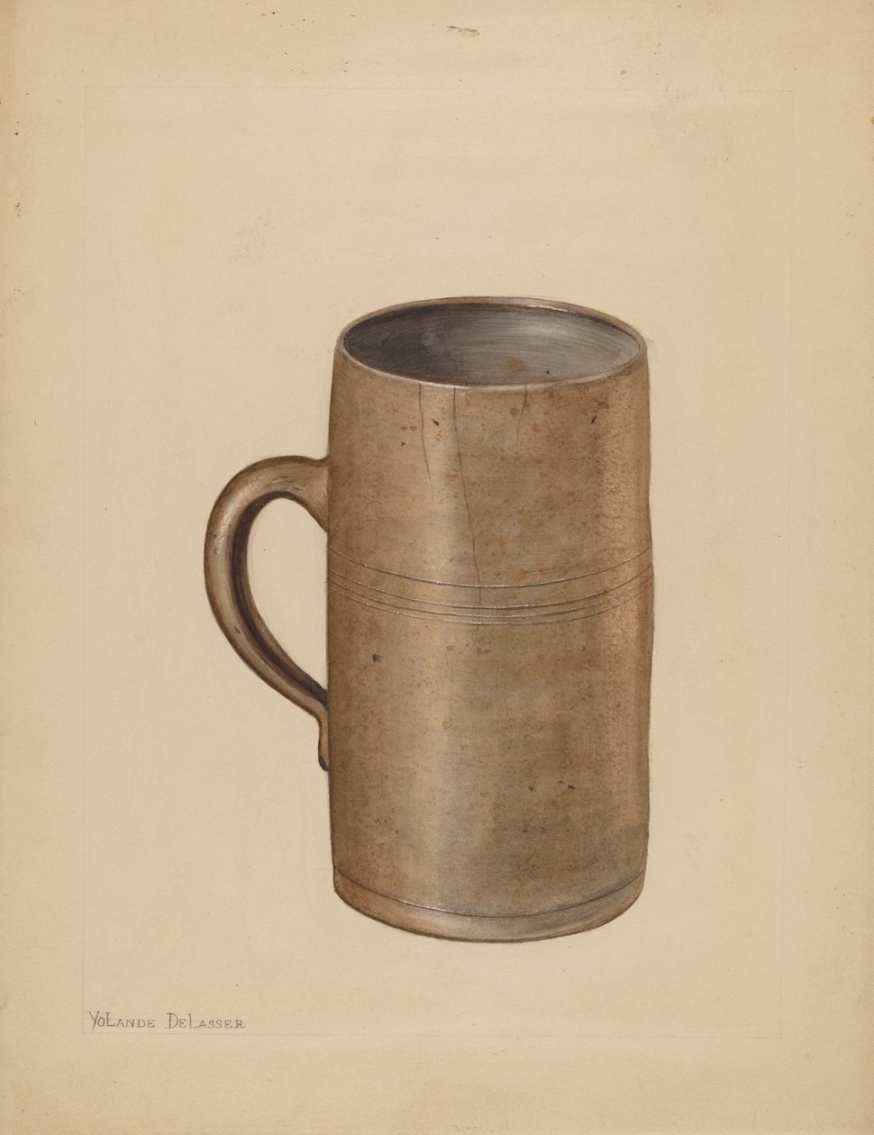 Becher, ca. 1936 von Yolande Delasser