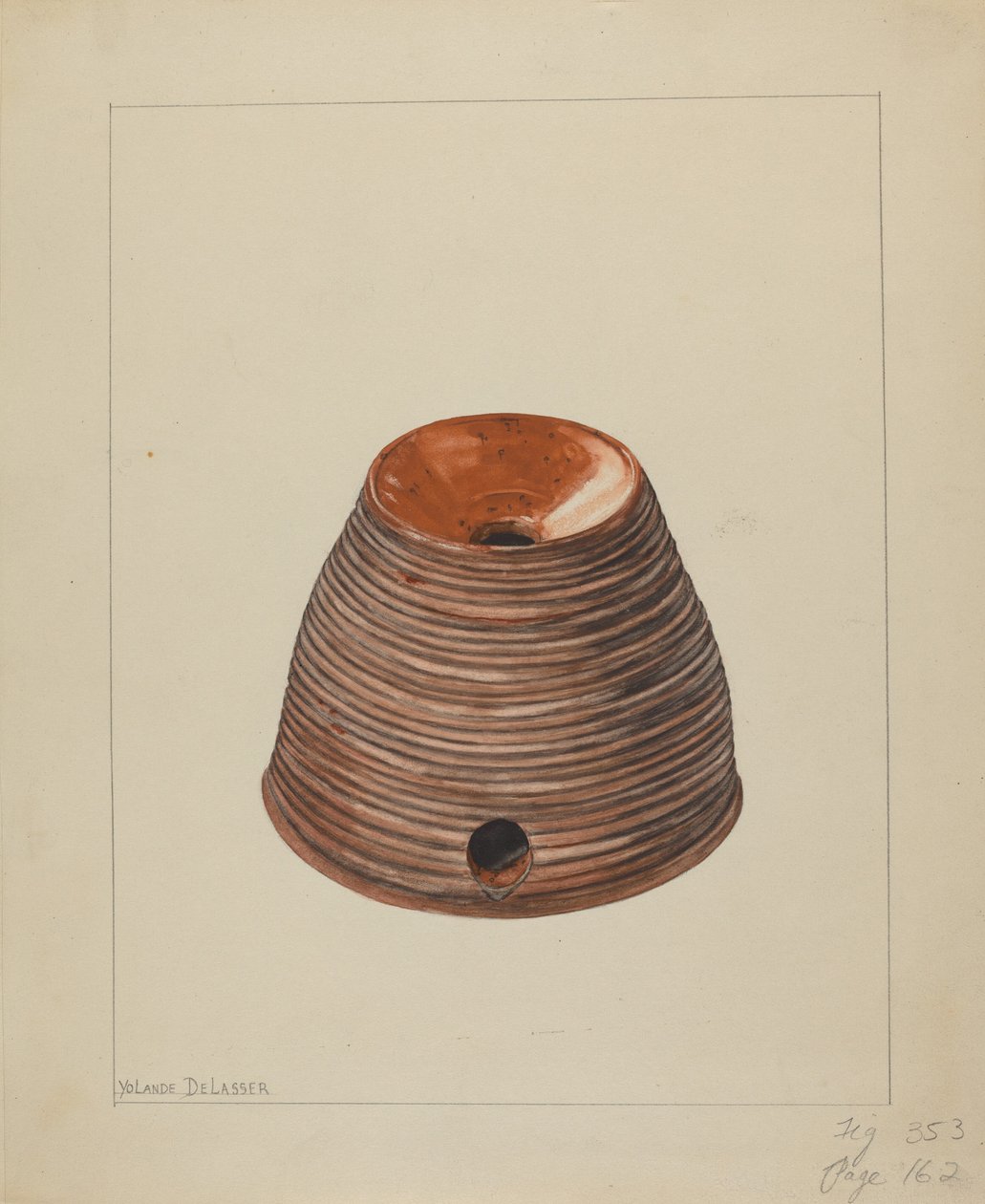 Kakerlakenfalle, ca. 1936 von Yolande Delasser