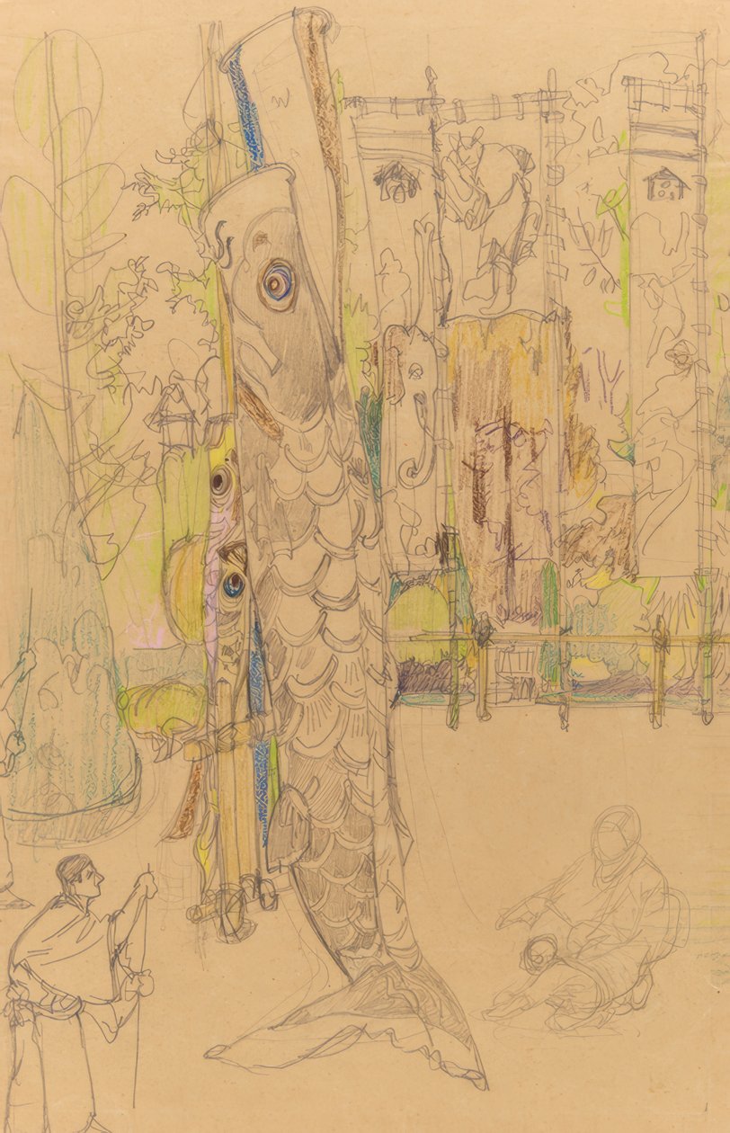Lugano machi von Yoshida Hiroshi