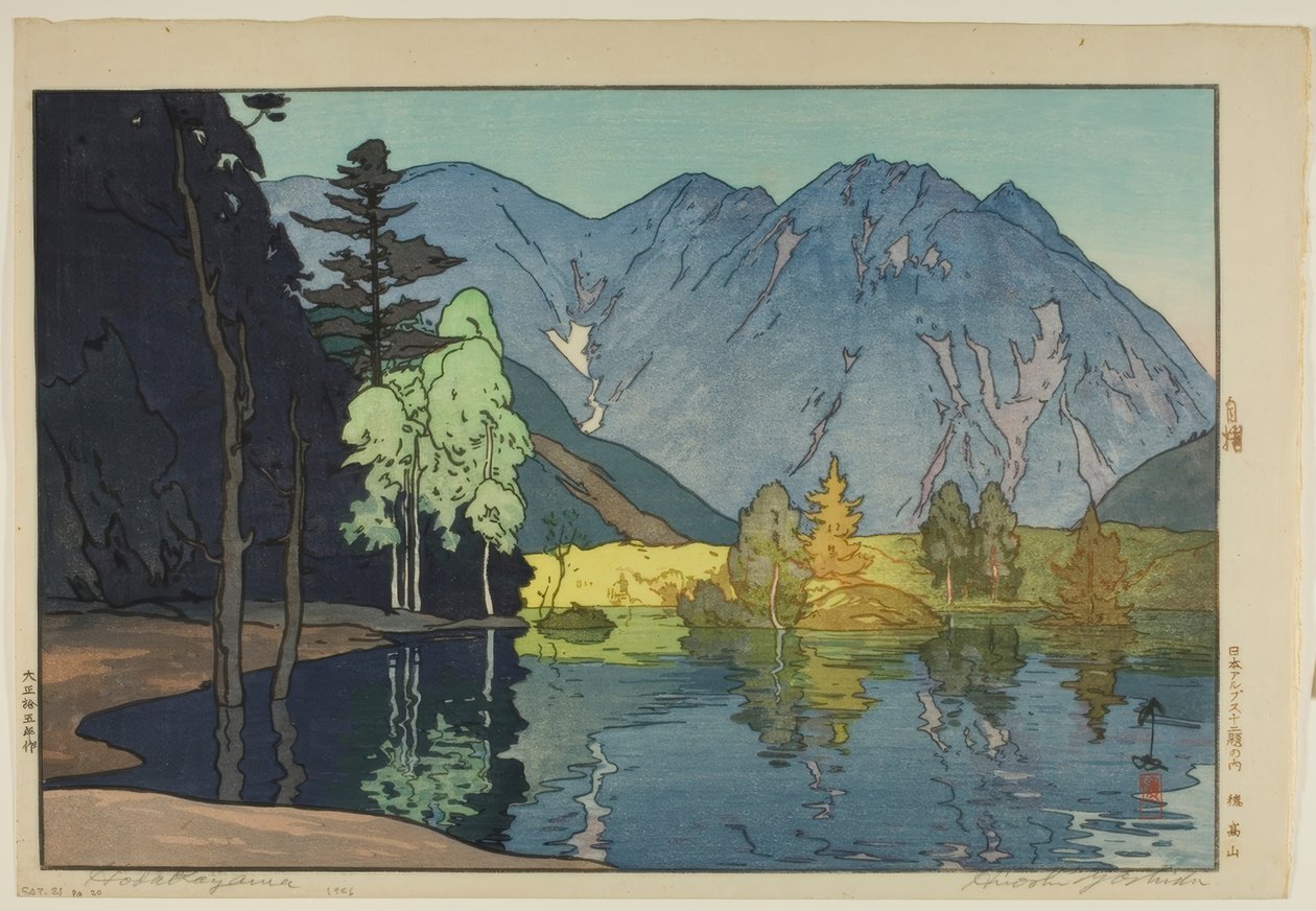 Berg Hodaka von Yoshida Hiroshi