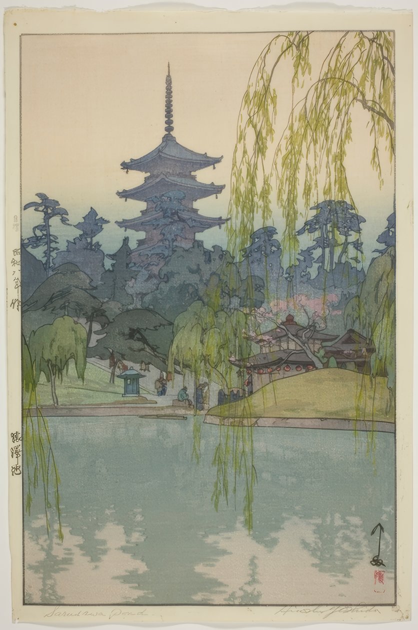 Sarusawa-Teich von Yoshida Hiroshi
