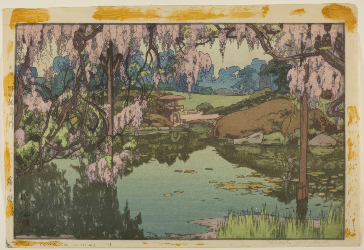 Wisteria von Yoshida Hiroshi