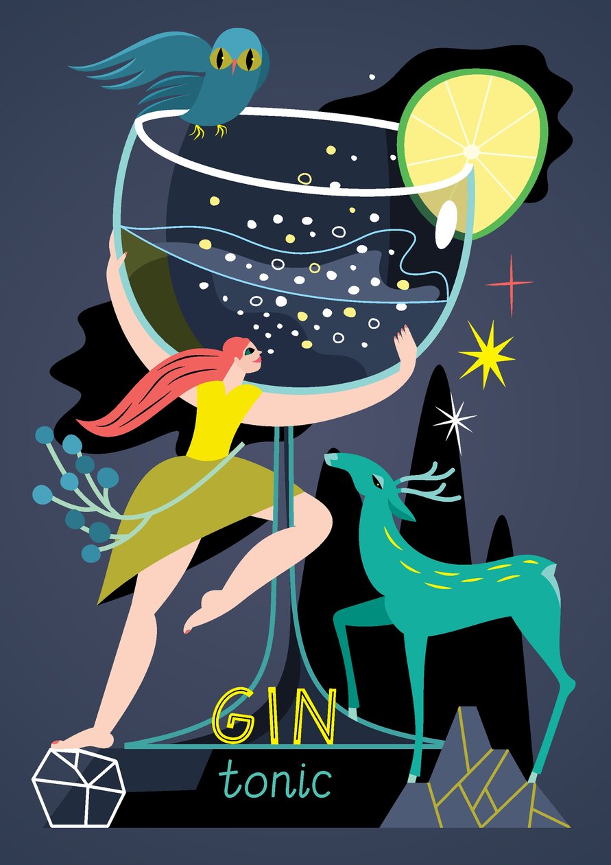 Gin Tonic, 2017 von Yulia Drobova