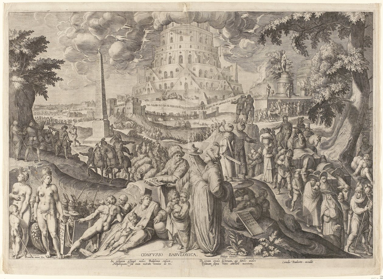 Babylonische Sprachverwirrung von Zacharias Dolendo