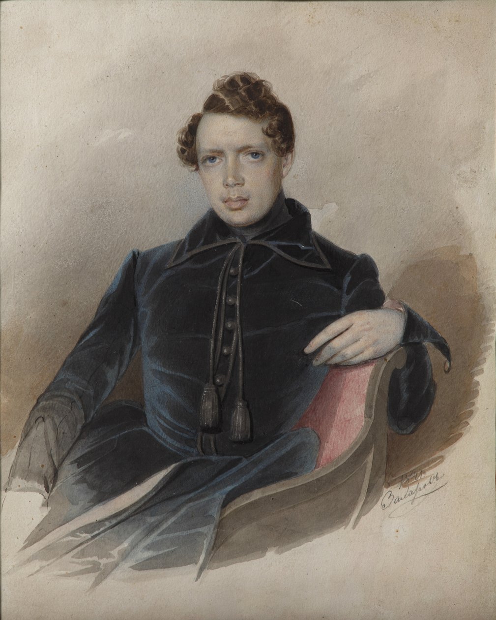 Porträt von Andrey Nikolayevich Muravyov 1806-1874, 1841 von Zakharov