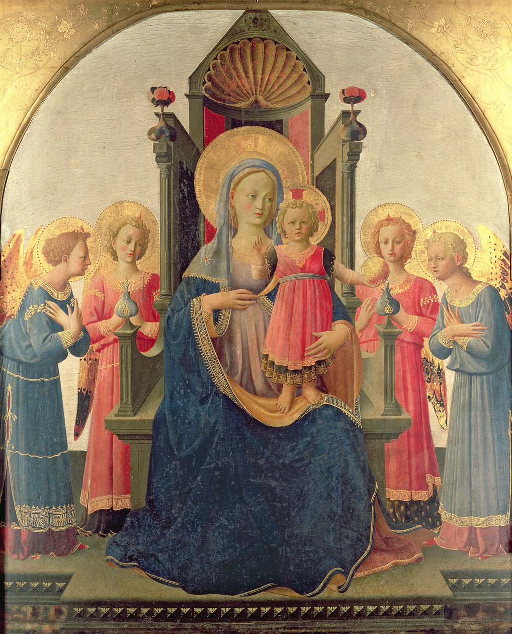 Thronende Madonna von Zanobi di Benedetto Strozzi