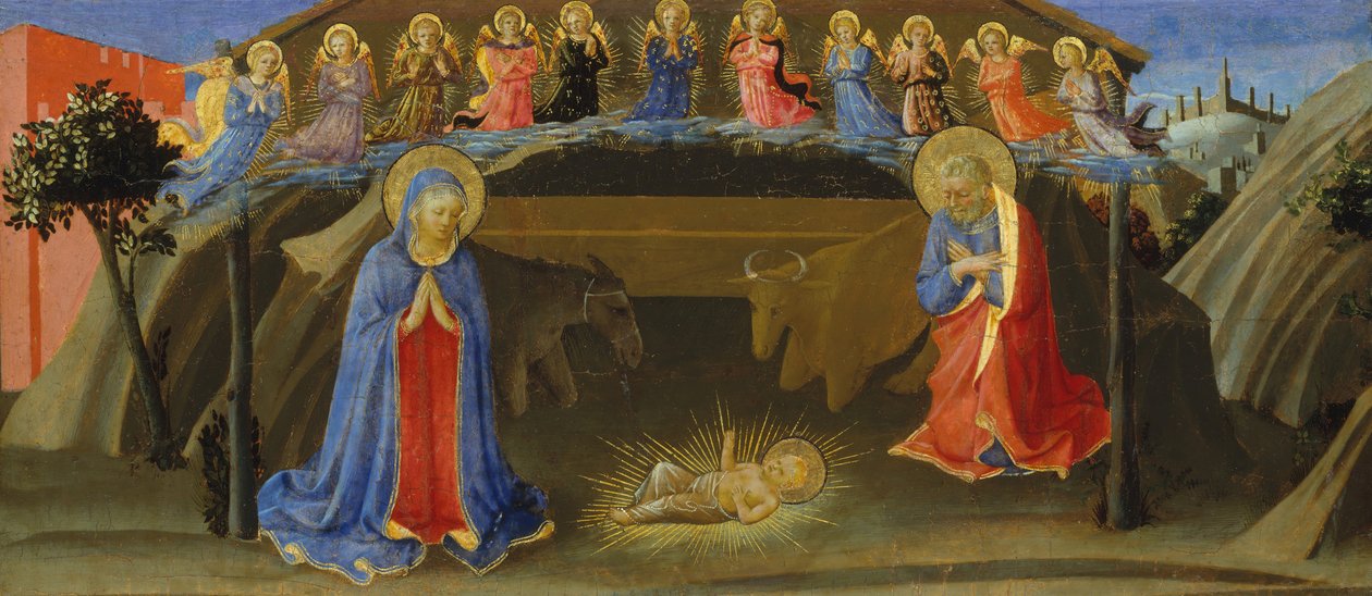 Die Geburt Christi, ca. 1433-34 von Zanobi di Benedetto Strozzi