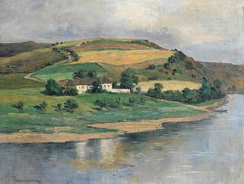Eine Biegung des Flusses Trikralka von Zdenka Braunerova
