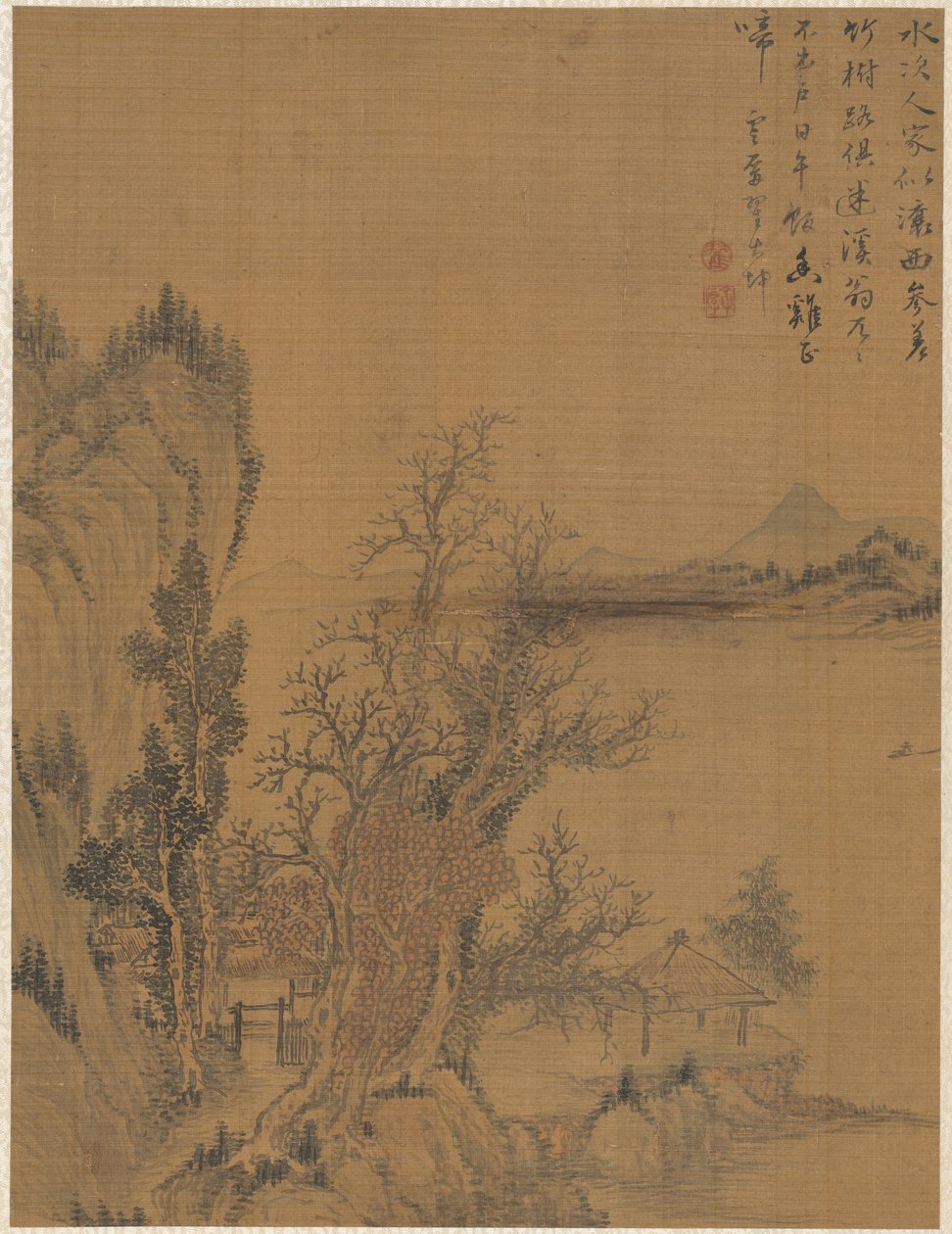 Landschaft, 1775 von Zhai Dakun