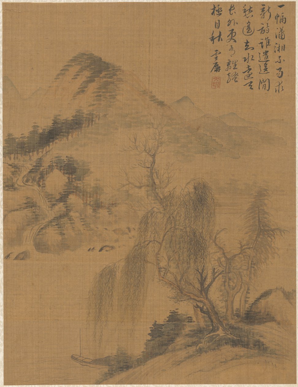 Landschaft, 1775 von Zhai Dakun