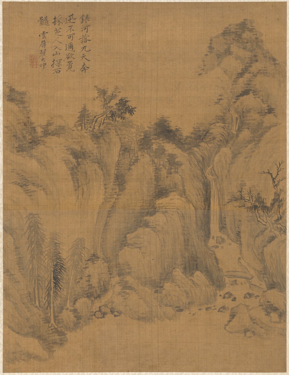 Landschaft, 1775 von Zhai Dakun