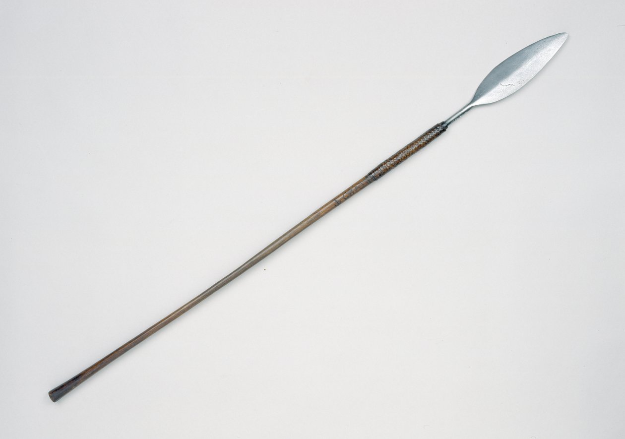 Zulu-Speer oder Assegai, Südafrika von Zulu