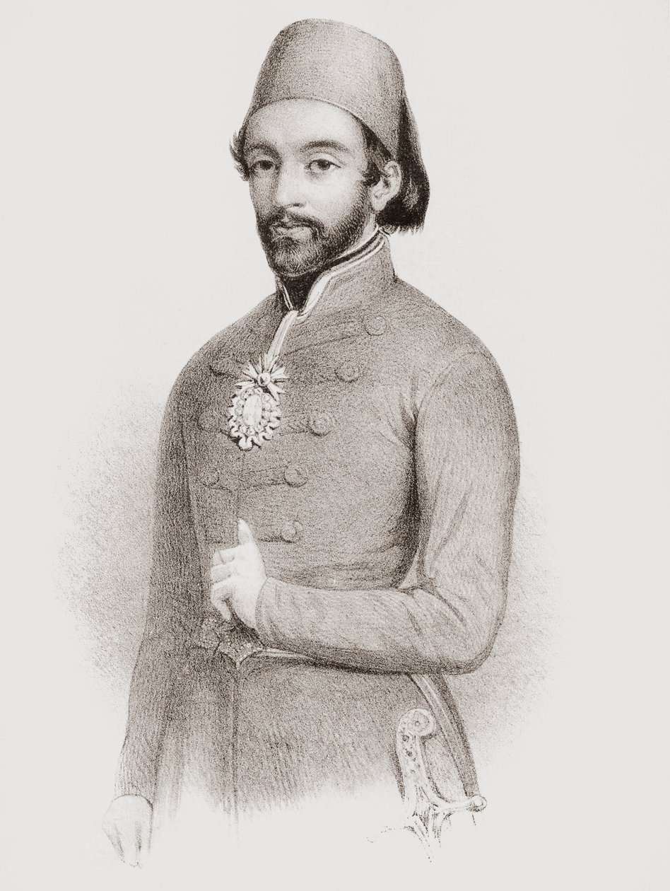 Abdülmecid I., 31. Sultan des Osmanischen Reiches. Porträt. von . .