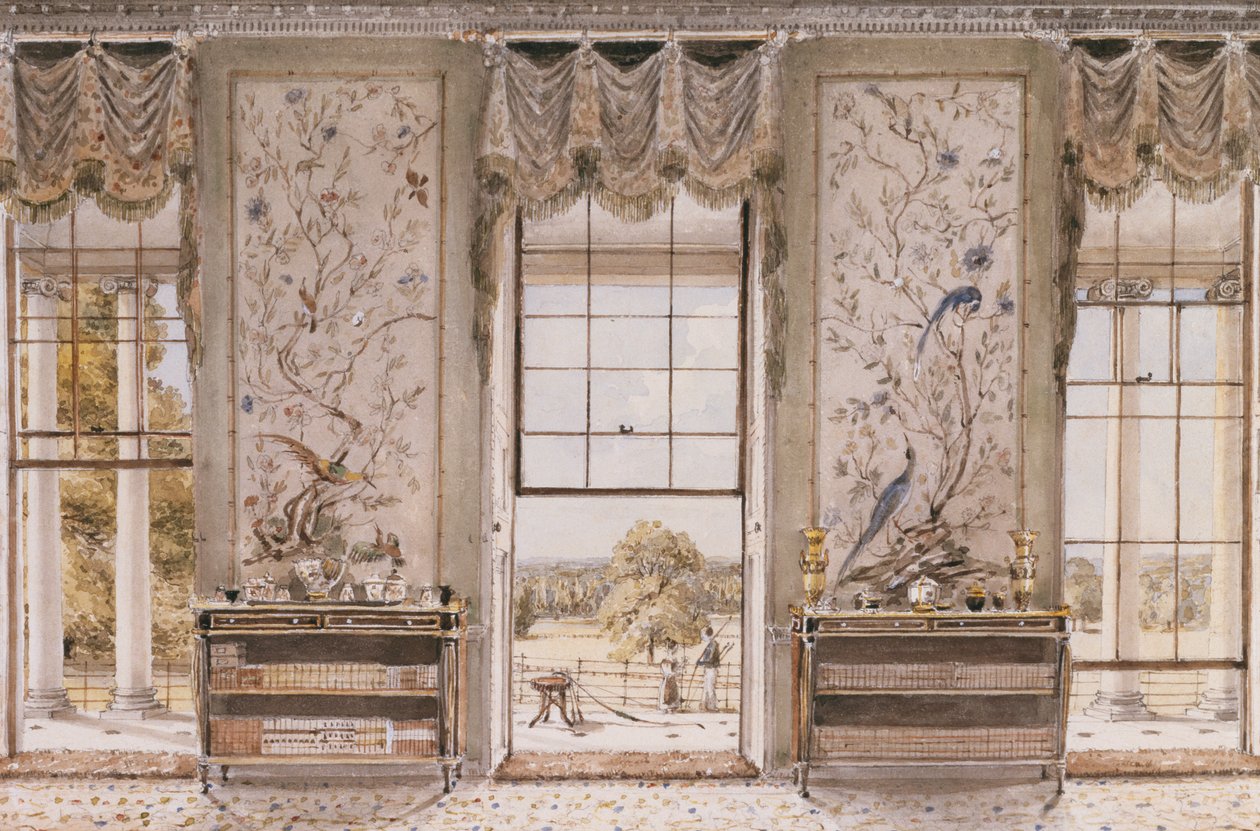 Ein orientalisches Interieur von . .