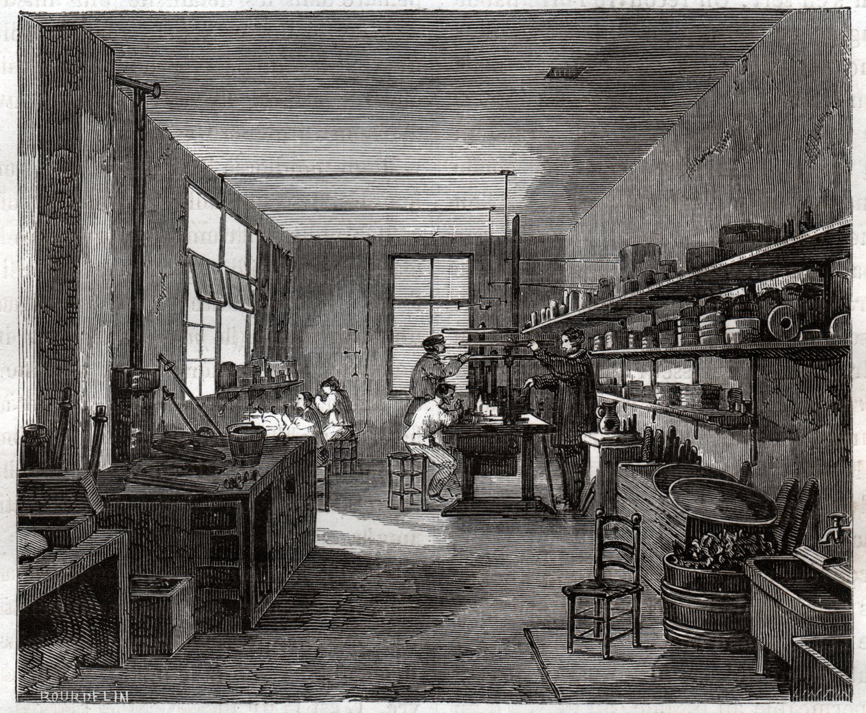 Galvanoplastik-Werkstatt von Frederick (attr. to) Barnard