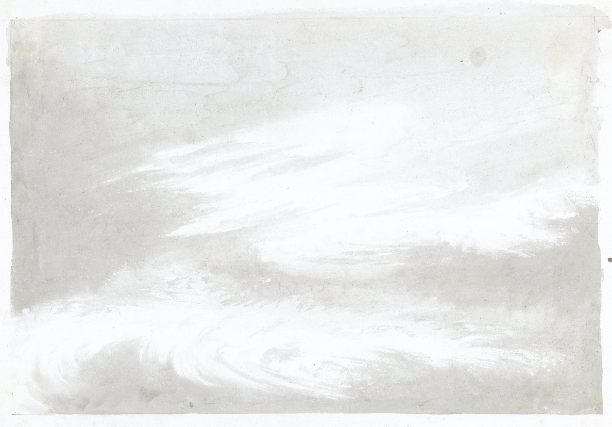 Wolkenstudie von Luke Howard, ca. 1808-1811 von Frederick (attr. to) Barnard