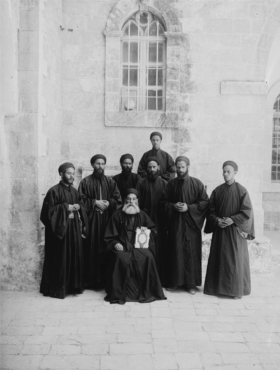 Koptische Mönche, Jerusalem von . .