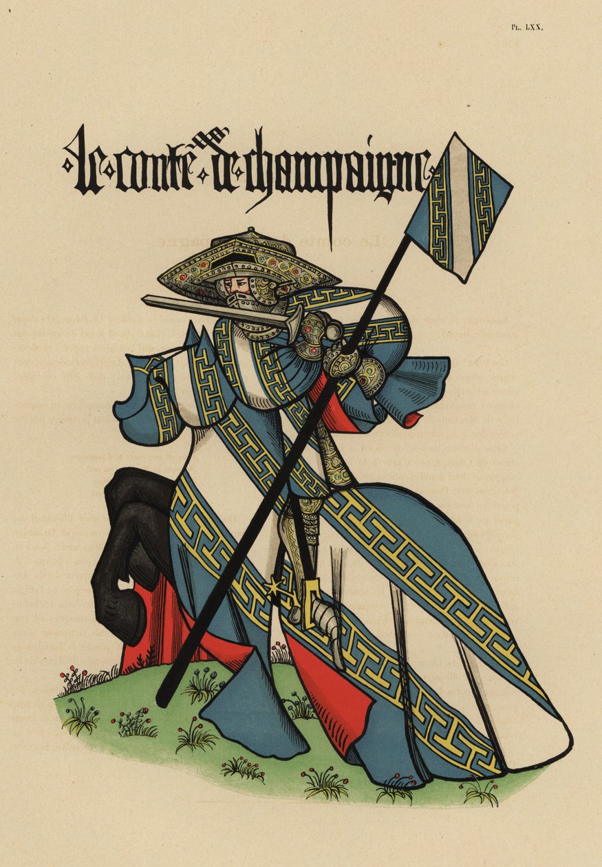 Graf von Champagne, mit Banner von John Pardon