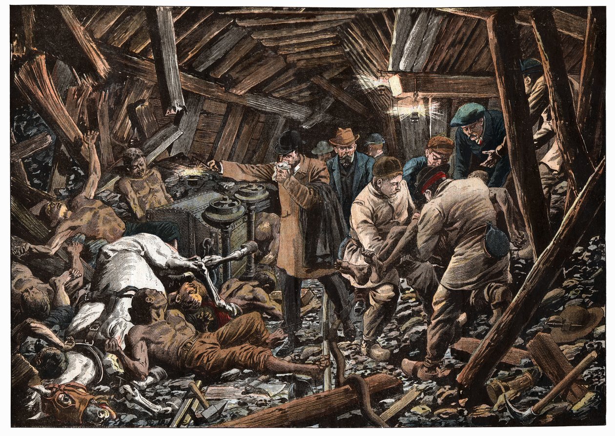 Katastrophe von Courrières von . .