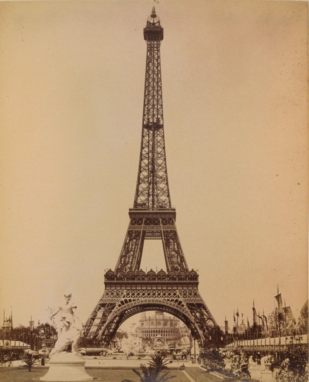 Eiffelturm, Pariser Ausstellung von . .