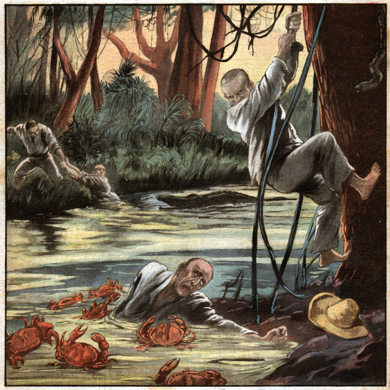 Gefangene in Französisch-Guayana von Ferdinand Georg Waldmuller