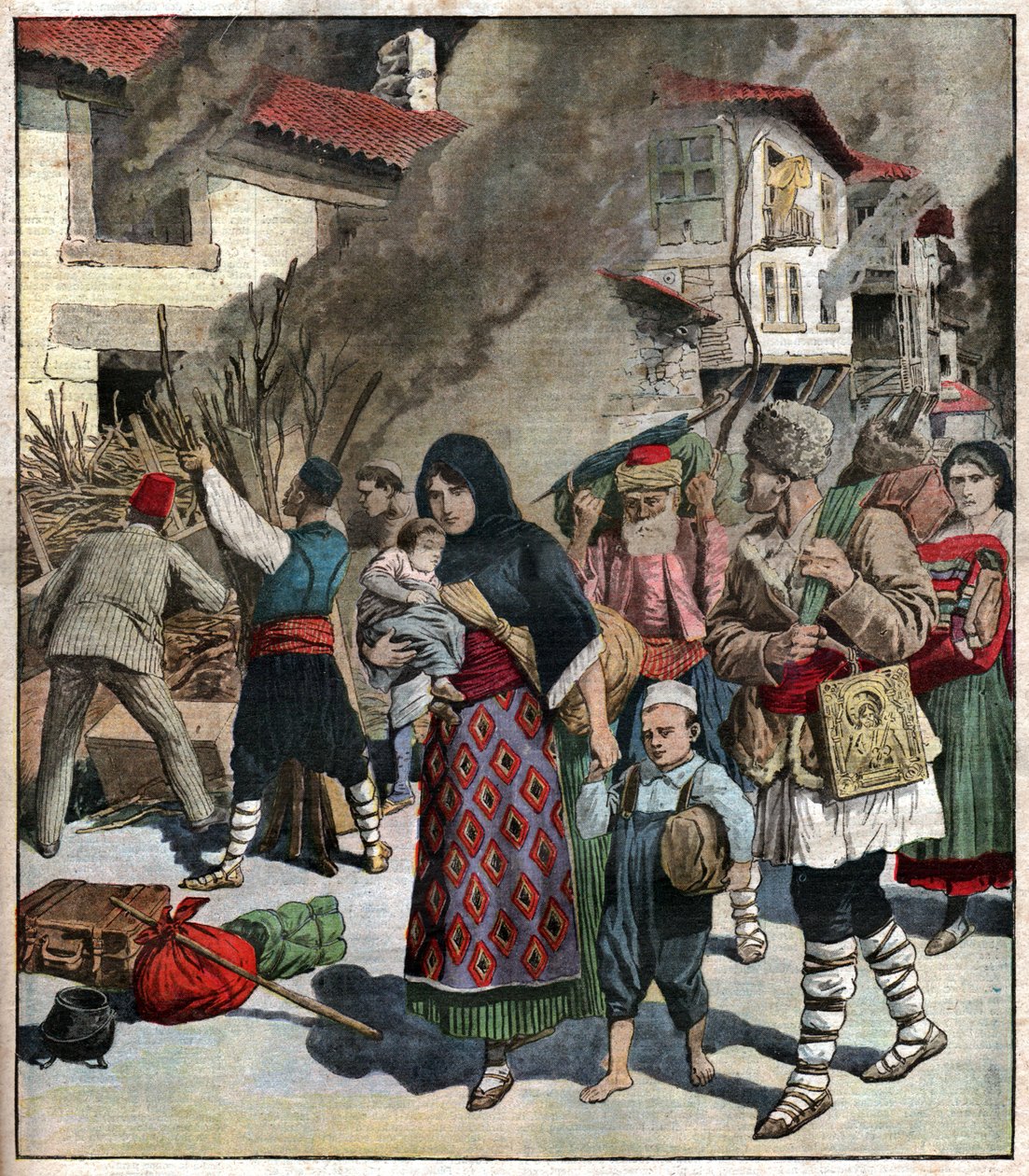 Erster Balkankrieg von Ferdinand Georg Waldmuller
