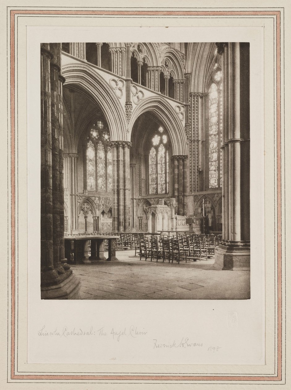 Lincoln Cathedral, der Engelchor von John Pardon