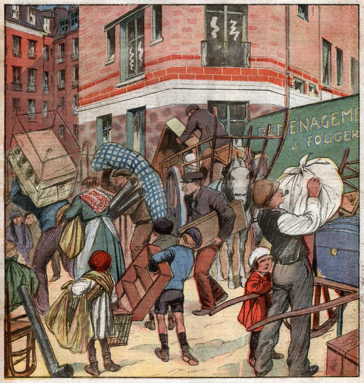 Sozialwohnungen in Frankreich von Ferdinand Georg Waldmuller