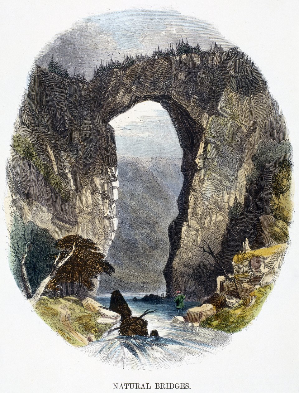 Natürliche Brücken von Frederick (attr. to) Barnard