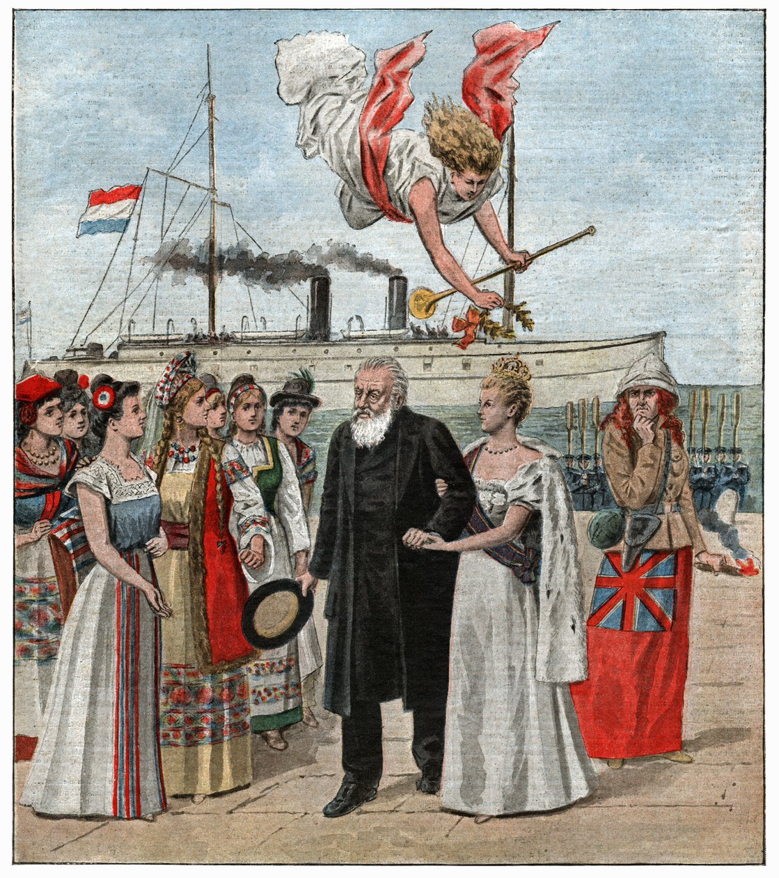 Paul Kruger in Europa von . .