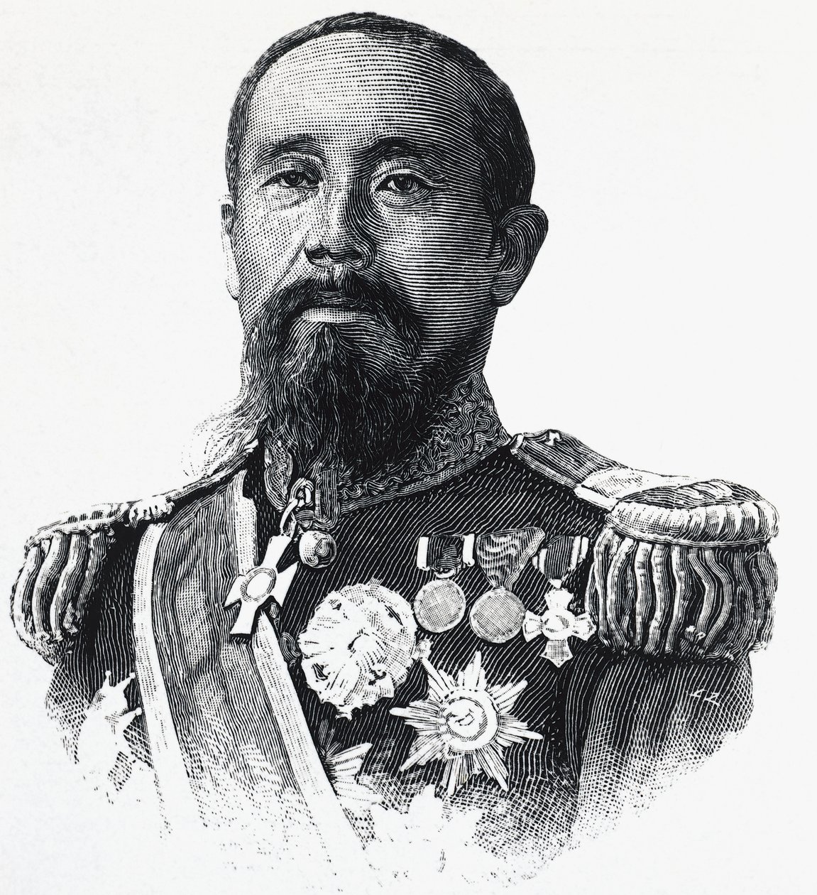 Porträt von Ito Hirobumi (1841-1909), japanischer Politiker von William Walcutt